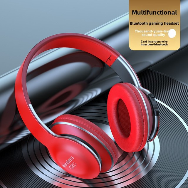 P17 Best-selling Over-Ear for 5.0 Headphones Active Noise Cancellation Wireless Call Headset Card Slot Heavy-Bass Sound