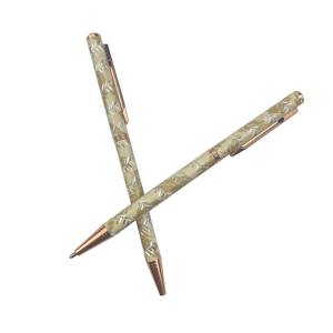 Bolígrafo de Metal de Aluminio Delgado de Lujo con Logotipo Personalizado, Diseño Floral, Marca China BV Premium - Product Image 6