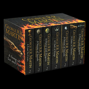 Collins Song Ice Fire Original English Novel Set 7 Livres Édition Complète <span class=keywords><strong>Game</strong></span> <span class=keywords><strong>of</strong></span> <span class=keywords><strong>Thrones</strong></span> Coffret Importé en Papier Léger - Product Image 1