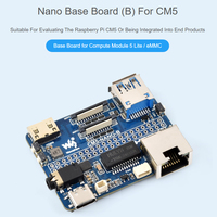 Module de calcul Raspberry Pi 5 Mini Base IO Development Board CM5-NANO-B pour Raspberry Pi