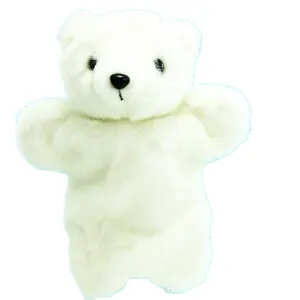 Con rối tay sang trọng tuyết gấu Đồ chơi giáo dục cho trẻ em