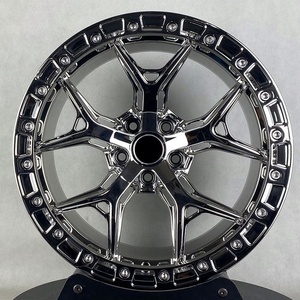 Rines Deportivos Personalizados de 17-22 Pulgadas, Pulidos y Fresados, con Sistema Beadlock, 5x112 5x120, Compatibles con Clase <span class=keywords><strong>E</strong></span>, S4, <span class=keywords><strong>BMW</strong></span> 320i, 330i, Rines Forjados Personalizados - Product Image 3