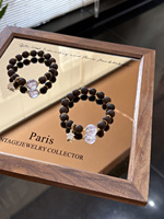 Bracelet en cristal naturel Sinyore - Bois d'encens Jiangzhen