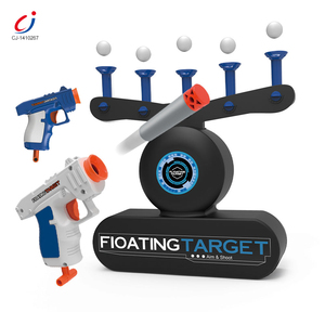 Giocattolo Interattivo Elettrico Chengji Hover Target Shooting con Pistola a Proiettili Morbidi, 2 Pistole per Gioco Indoor con Bersaglio Volante - Product Image 1