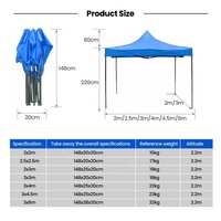 Tentes Pop Up Toldo Plegable imprimées pliantes sur mesure 3x3 10x10 chapiteau Gazebo salon tente extensible Gazebo vente de fête