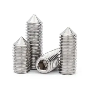 Hot Sale Din914 Hex Socket Set Screws With Cup Point