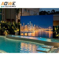 Écran publicitaire extérieur ShenZhen AOWE sans soudure en forme de L à 90 degrés, 3D HD, sans cadre, IP65/IP67, P10, P8, P6