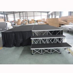 Escenario portátil ligero tipo plataforma para bodas y eventos, escenario telescópico - Product Image 3