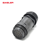 Conector de 19 pines IEC CEE Socapex, enchufe de repuesto para iluminación de escenario DJ y pantallas grandes, con pin de cobre chapado en oro