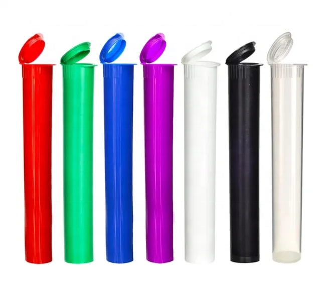 78mm 90mm 98mm 116mm couleur personnalisée impression personnalisée Pop Tube supérieur Tube en plastique pré-enfant résistant