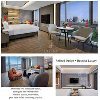 Luxuriöses Fünf-Sterne-Hotel Schlafzimmer-Möbelset King-Queen-Hotelbetten Kommerzielle Moderne Schlafzimmer-Sets Maßgefertigte Hotelmöbel