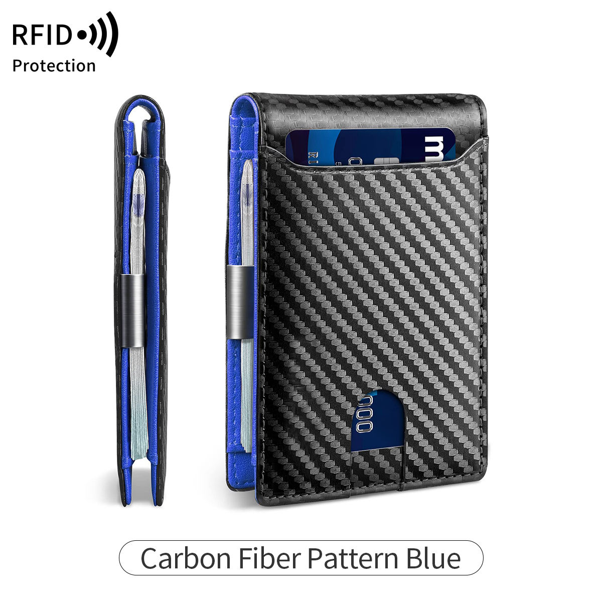 Carbon Fiber Pattern Blue