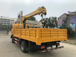 Camión HOWO 4x2 4x4 con Volante a la Derecha, Grúa Montada <span class=keywords><strong>de</strong></span> 2T con Caja Volquete, Vehículo <span class=keywords><strong>de</strong></span> Transferencia <span class=keywords><strong>de</strong></span> Postes Eléctricos, Ladrillos y Madera <span class=keywords><strong>de</strong></span> 5T, Precio <span class=keywords><strong>de</strong></span> Fábrica - Product Image 3