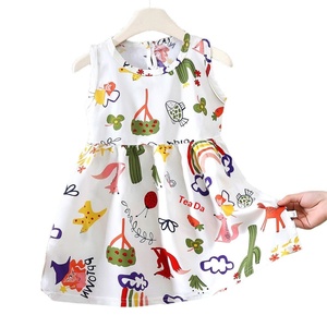 Vestito per Bambine con Stampa Cartoon, Stile Dolce e Versatile, Nuova Collezione Estate 2025 - Product Image 5