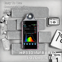Spectromètre infrarouge portable HP330 HP330P Compteur de température de couleur portable pratique pour l'analyse de la lumière par spectromètre
