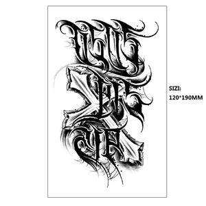 TBS personalizzato scivolo d'acqua mezzo foglio lupo leone tigre <span class=keywords><strong>anime</strong></span> <span class=keywords><strong>tatuaggi</strong></span> temporanei - Product Image 6