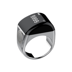 Anillo Digital Tasbeeh, Anillo Inteligente Tasbeeh para Hombres y Mujeres, Estuche de Plástico, 5 Alarmas Diarias para la Oración - Product Image 1