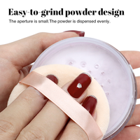 Poudre Fixatrice Libre de Luxe Translucide Maquillage Illuminateur Visage Sans Talc Sous Marque Végétalien Résistant à l'Eau Contrôle de l'Huile Pailleté