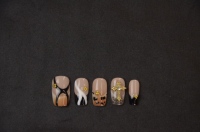 Nouveau lot de 10 faux ongles en ABS, forme cercueil moyenne/courte, couvrance totale, à coller, personnalisables, rose, noir mat, pour manucure ballerine