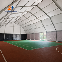Abri multi-usage pour sports (tennis, basketball) avec bâche imperméable, moustiquaires amovibles, pour exposition, structure en alliage d'aluminium