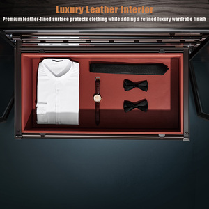 Space Saving Luxury Pull Out Closet Organizer Drawer <strong>Insert</strong> for Walk in <strong>Wardrobe</strong> Modular Storage System - Product Image 4