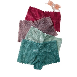 String triangulaire sans couture de haute qualité, style japonais, taille basse, taille XL, couleur unie, logo personnalisé, en nylon pour femme - Product Image 1