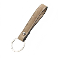 Porte-clés en cuir avec sangle à bouton - Porte-clés de voiture durable, organisateur de clés pour hommes et femmes, cadeau idéal pour les propriétaires de voitures