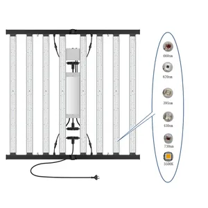 Samsung lm301H lm301h ein Zwei kanal kommerzielles Voll spektrum LED wachsen Licht dimmbar 8 bar 720w für hydro po nische Zimmer pflanzen