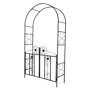 Feitoya — arc de roses en métal, Design moderne et décoratif, grande arche en treillis de noël, pour jardin d'arrière-cour, extérieur - Product Image 1