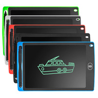 Tablette d'écriture LCD pour enfants, tableau de dessin électronique effaçable, bloc-notes graphique de 8,5/10/12/15 pouces, idéal pour les messages et le dessin