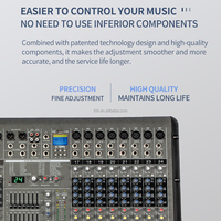 Console de mixage audio TNH PMR860 PMR1260 de haute qualité, équipement audio, effets DSP avec amplificateur de puissance pour les spectacles sur scène