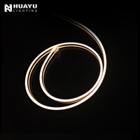 Bande LED néon bicolore CCT 0408 ultra-mince à pliage latéral, éclairage doux sans points pour espaces esthétiques, médicaux et de beauté, travaux intérieurs personnalisés