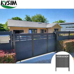Poste <span class=keywords><strong>de</strong></span> aluminio duradero <span class=keywords><strong>de</strong></span> 80x80mm <span class=keywords><strong>con</strong></span> puerta, a prueba <span class=keywords><strong>de</strong></span> clima, compuesto <span class=keywords><strong>de</strong></span> <span class=keywords><strong>madera</strong></span> y plástico, wpc, valla <span class=keywords><strong>de</strong></span> privacidad para jardín, suministro <span class=keywords><strong>de</strong></span> fábrica - Product Image 3