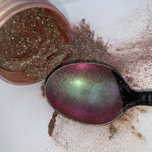 Pigmento de perla de alta calidad, sombra de ojos, pigmento de maquillaje, polvo suelto para pintura automotriz, caramelo - Product Image 3