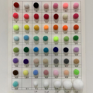 Bola de pompones suaves y esponjosos hechos a mano, embalaje personalizado, suministros para <span class=keywords><strong>manualidades</strong></span> de costura DIY para niños, decoración de boda, juguetes creativos de pasta - Product Image 5