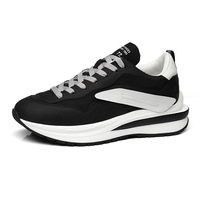 Chaussures de sport pour hommes de grande taille avec logo personnalisé, style respirant, chaussures pour hommes blanches, noires, grises