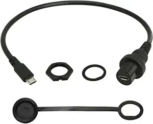 Tùy chỉnh chiều dài IP67 ô tô Micro <span class=keywords><strong>USB</strong></span> cáp 5-Pin Nam để nữ bảng điều chỉnh Núi mở rộng nhanh chóng sạc 4P pins kết nối - Product Image 1