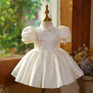 Robe <span class=keywords><strong>de</strong></span> princesse <span class=keywords><strong>de</strong></span> style chinois pour petites filles haut <span class=keywords><strong>de</strong></span> gamme pour scène Performance avancée <span class=keywords><strong>Piano</strong></span> enfants pour banquet d'anniversaire <span class=keywords><strong>de</strong></span> mariage - Product Image 6