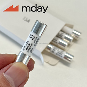 נתיך קרמי גלילי של Mday, 1000V DC, 2-32A, בעל כושר ניתוק גבוה, 10*38 מ\\\"מ, למערכת סולארית פוטו-וולטאית - Product Image 1