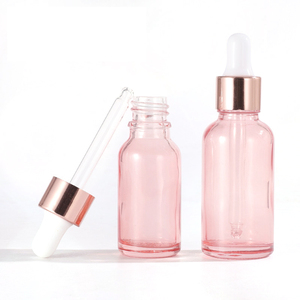 5ml 10ml 15ml 20ml <b>30ml</b> 50ml 100ml Essential Oil Serum Skincare Package Rose Gold Glass <b>Bottle</b> with Dropper - Product Image 2