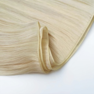 Extensiones de Cabello Humano Remy Ruso de Doble Trama Invisible, Atadas a Mano, de Calidad Europea Superior, Marca Ruikang, para Genius Weft - Product Image 5
