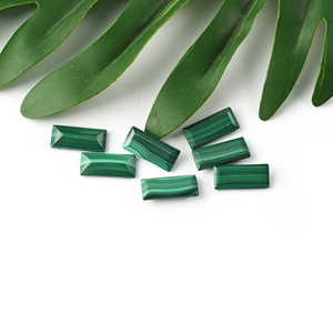 <span class=keywords><strong>Malachite</strong></span> naturale naturale rettangolare di alta qualità 3-20mm di <span class=keywords><strong>Malachite</strong></span> naturale con taglio sfaccettato - Product Image 4