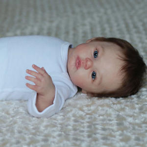 Muñeca <span class=keywords><strong>Reborn</strong></span> de 18 Pulgadas con Tono de Piel Realista, Simulación 3D de Alto Color, Cuerpo Completo de Silicona Vinílica, Muñecas <span class=keywords><strong>Reborn</strong></span> Realistas - Product Image 3