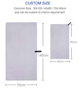 Toalla deportiva de secado rápido Ultra compacta, toalla de microfibra para gimnasio con logotipo personalizado, toalla de gimnasio de secado rápido - Product Image 4