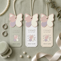 Cartes de présentation de bijoux YINWO personnalisées, découpées sur mesure avec logo, pour colliers et boucles d'oreilles, vente en gros, OEM, personnalisables, directement de l'usine
