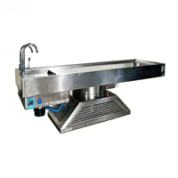 Table d'opération mortuaire en acier inoxydable de bonne qualité, banc de dissection, banc d'autopsie en acier inoxydable pour laboratoire