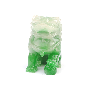 Paio di Giada <span class=keywords><strong>Statua</strong></span> In Piedi Classico Cinese Fengshui Fu Dog - Product Image 5