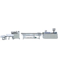 Extrudeuse industrielle à double vis parallèle multi-capacités avec contrôle PLC + écran tactile pour ligne de granulation HDPE PVC EVA PC LLDPE PA