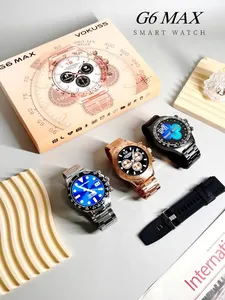 1.5 pollici Smartwatch sportivo G6 <span class=keywords><strong>MAX</strong></span> con 2 cinturini chiamata lettore musicale uomo donna Smartwatch - Product Image 4