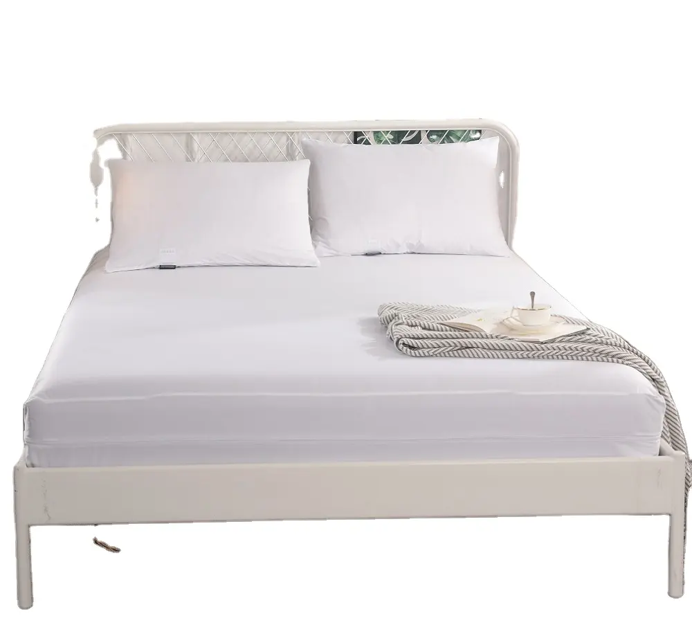 เสื้อโพลีเอสเตอร์กับ TPU สำรองซิปเตียงที่นอนแผ่นปก,ป้องกันด้วยซิป L กันน้ำป้องกันฝุ่น